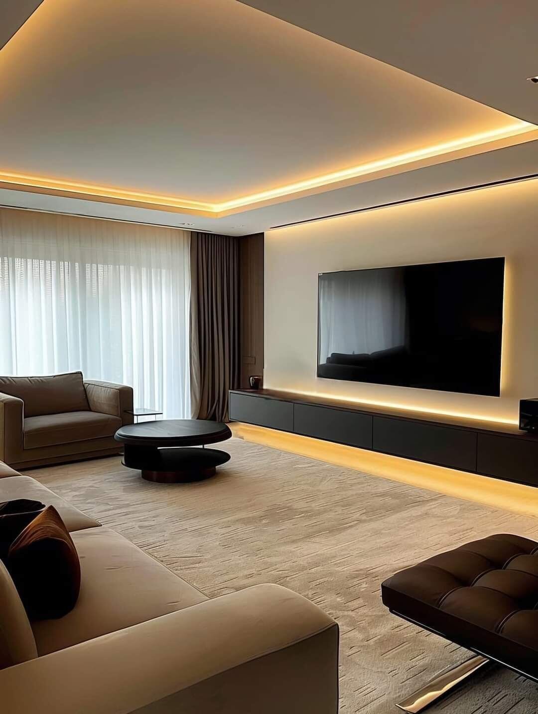 Gypsum board ceiling installation